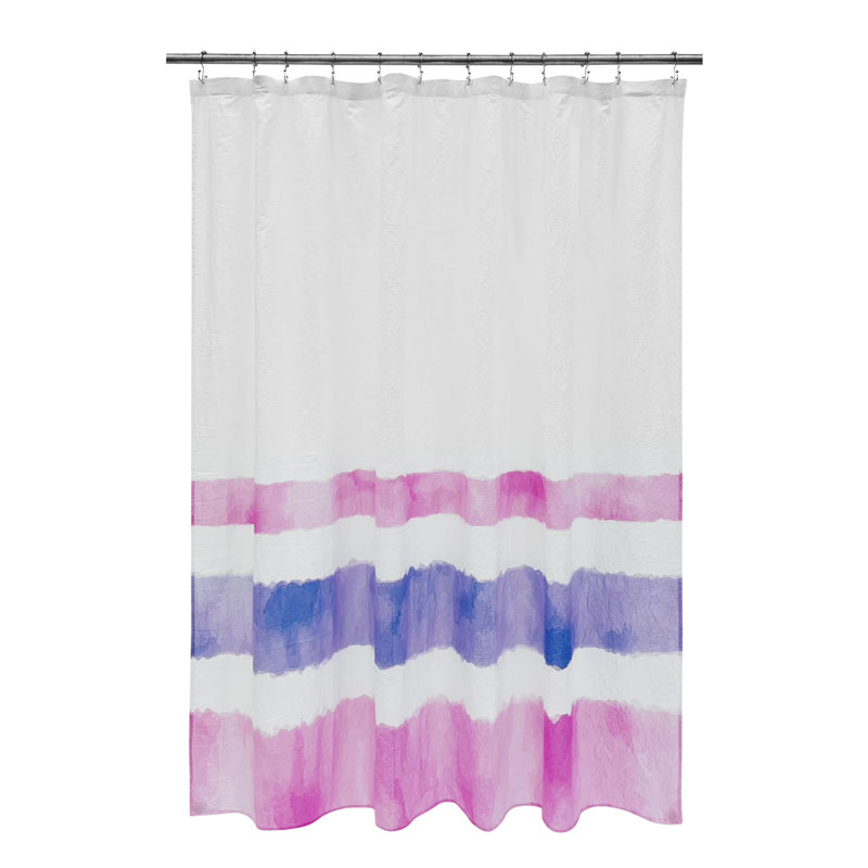 Rideau de douche Crinkle, Rose