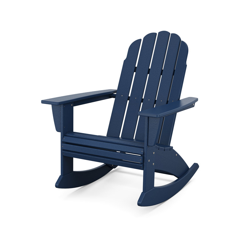 Chaise berçante d'extérieur POLYWOOD, Marine