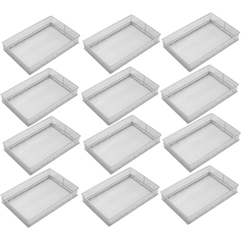 2" H x 12"D Multi-Purpose Drawer Organizer, 2'' H x 8" W x12'' D