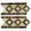 4 in. x 7.5 in. Marble Tile