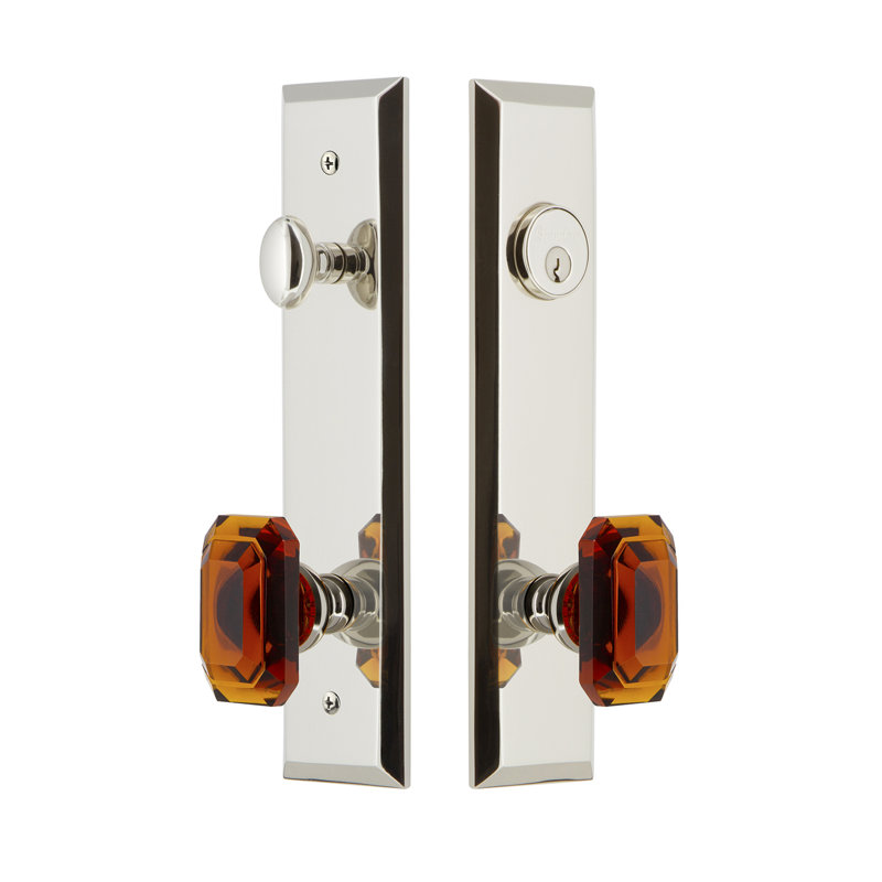 Ensemble d'entrée complet Fifth Avenue, Nickel poli, 2.75"