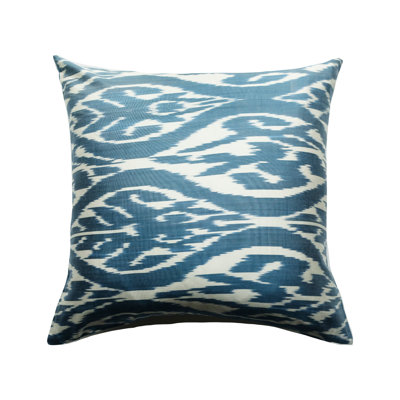 Egil Ikat Feather Reversible Throw Pillow