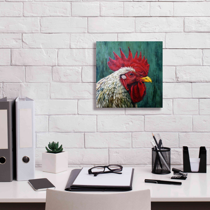 " Big Red " by Lucia Heffernan, 12" H x 12" W