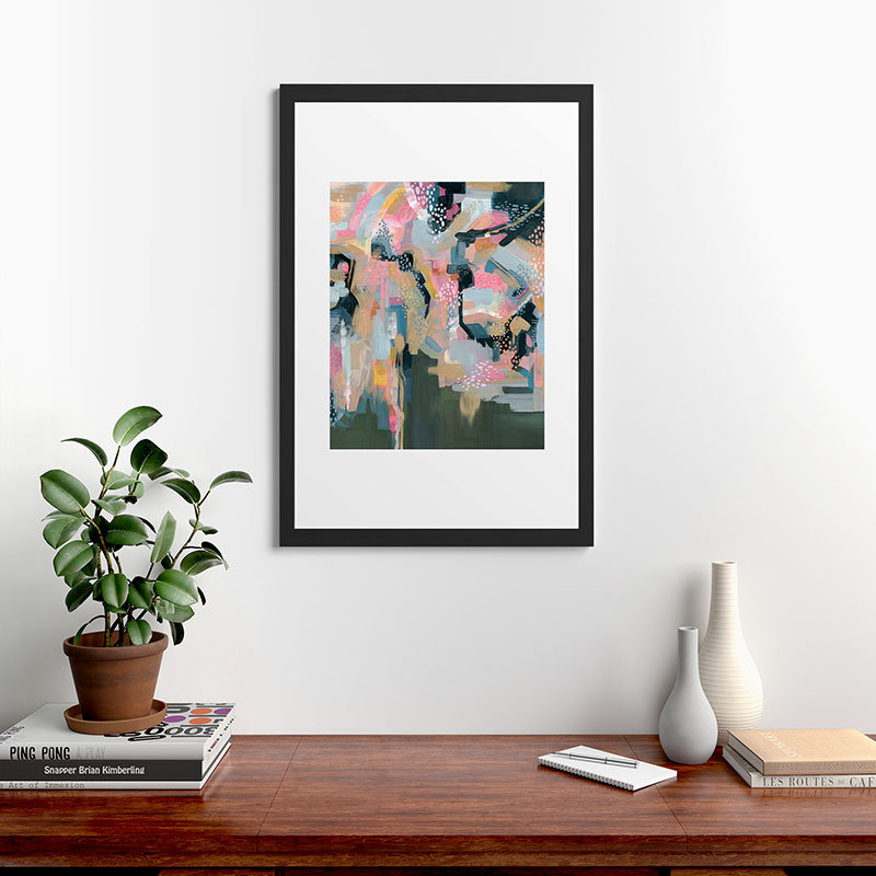Reproduction d'art encadrée Stephanie Corfee, Noir, H 36 po x l 24 po