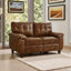 Causeuse moderne en similicuir avec rangement pour les salons confortables-1358178278