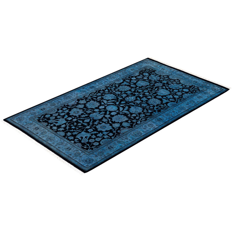 Fine Vibrance One-of-a-Kind 3' 1" X 5' 5" Hand Knotted Area Rug