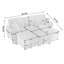 Canapé-lit modulaire 86 po en similicuir rembourré réversible-87460503