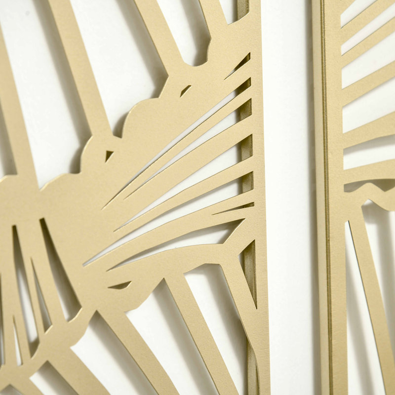 Handmade Glam Abstract Wall Decor