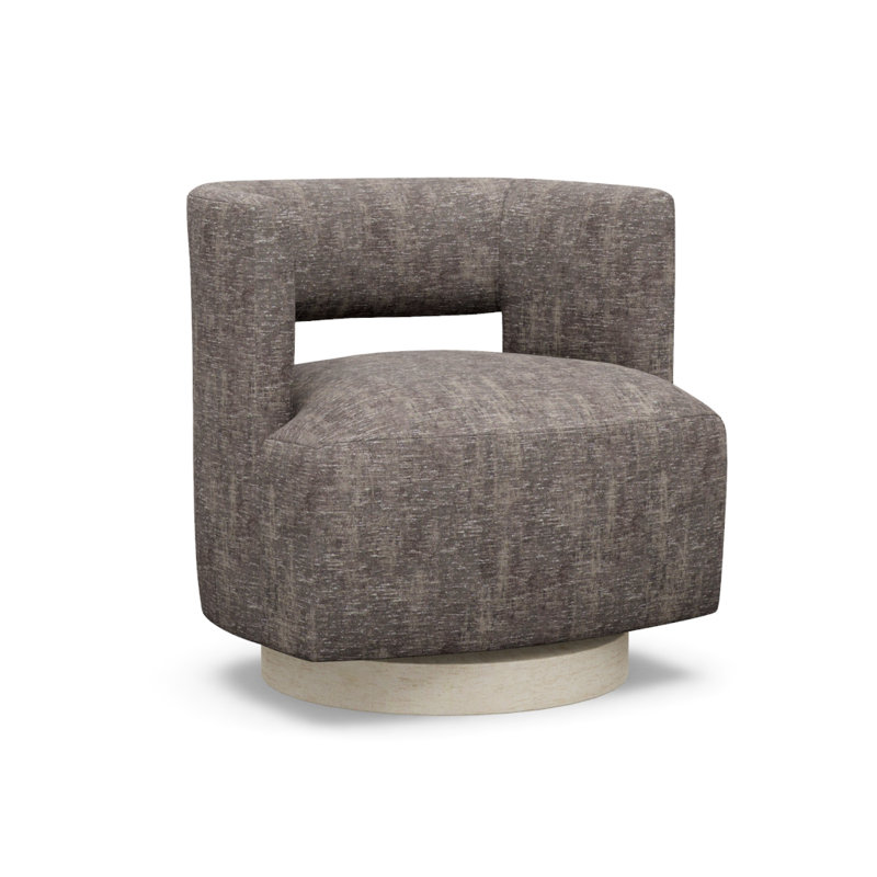 Crystle Swivel Barrel Chair, Sandstone, 5246-99