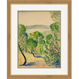 Primitive Landscape - Small - Picture Frame Painting Print