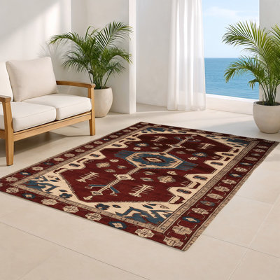 Tapis turc intérieur et extérieur brun