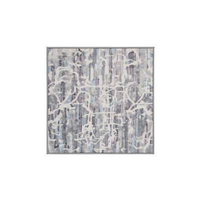 Machine Washable Gray Area Rug