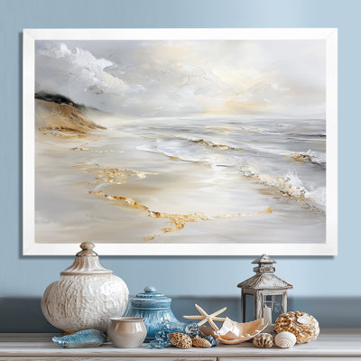 Pure Golden Beach Landscape II - coastal beach Wall Art Decor