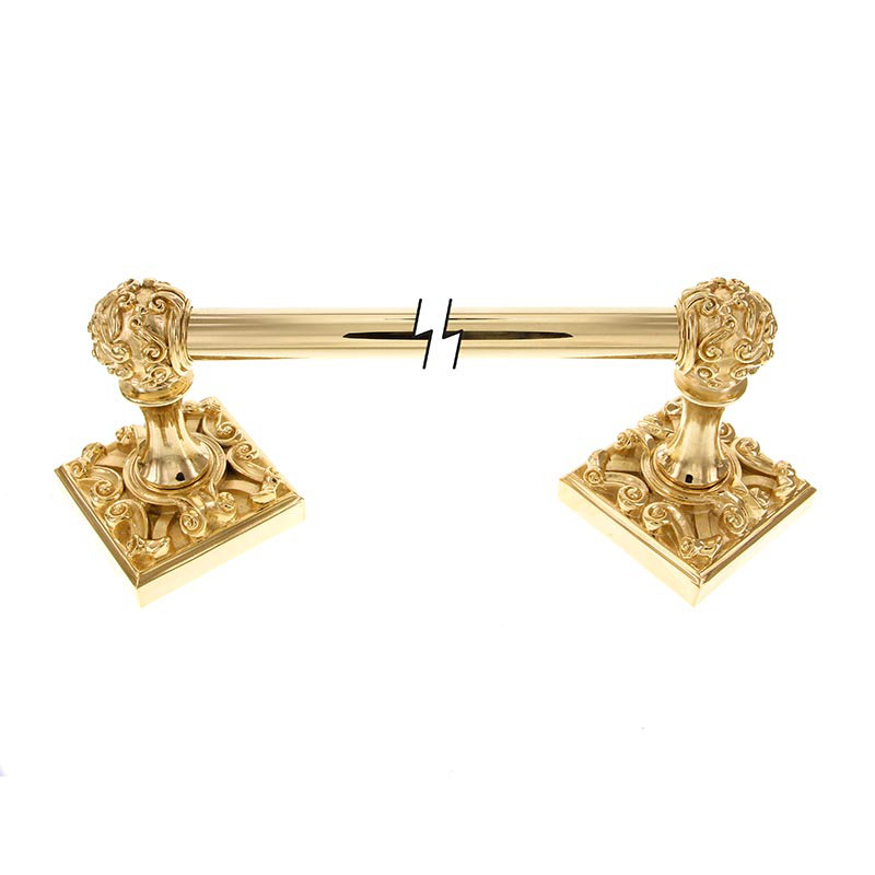 Sforza Towel Bar, Polished Gold, 3.62" H x 33.5" L x 3.5" D