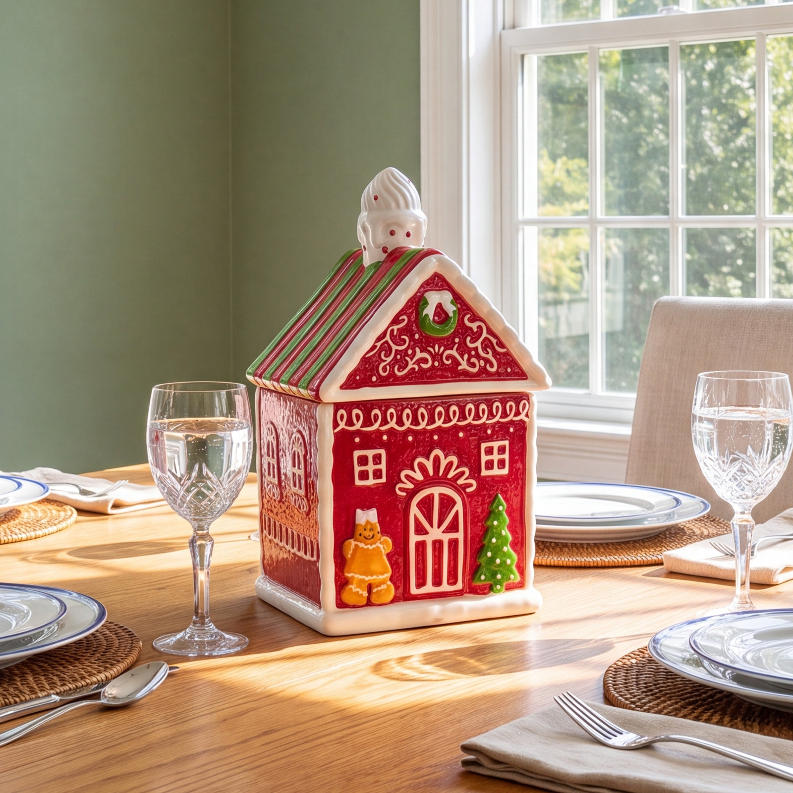 Gingerbread House Cookie Jar