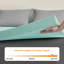 Extra Firm Queen Mattress Topper 2.5 Inch-- High Density Foam and Memory Foam Mattress Topper for Back Pain & Spinal Support-669661621