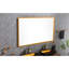 60x36inch Led Bathroom Vanity Mirror With Back , Wall Mount, Fog Attribute, Memory Mode, Adjustable, Gold Shining, Aluminium Created 60 X 36inch Mountable, Characteristic, Setting, Glow, Constructed