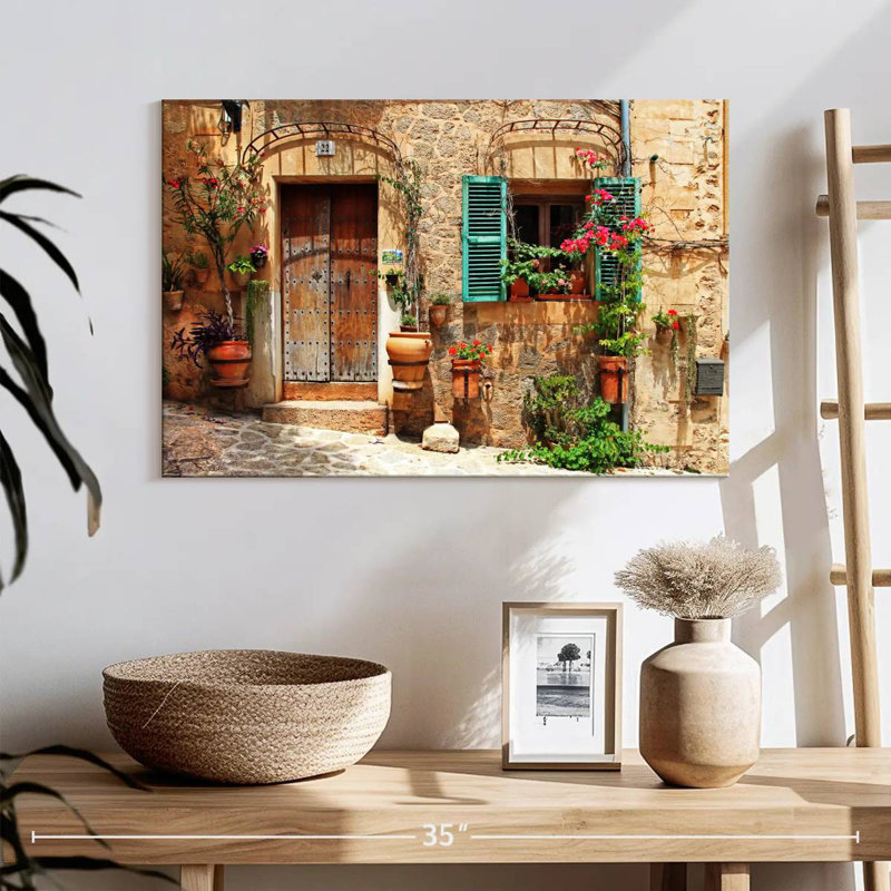 Lilie, rue charmante espagnole, H 16 po x l 24 po
