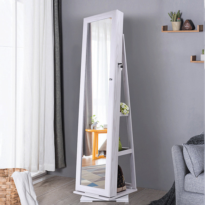 Armoire pour bijoux Jelks, Blanc