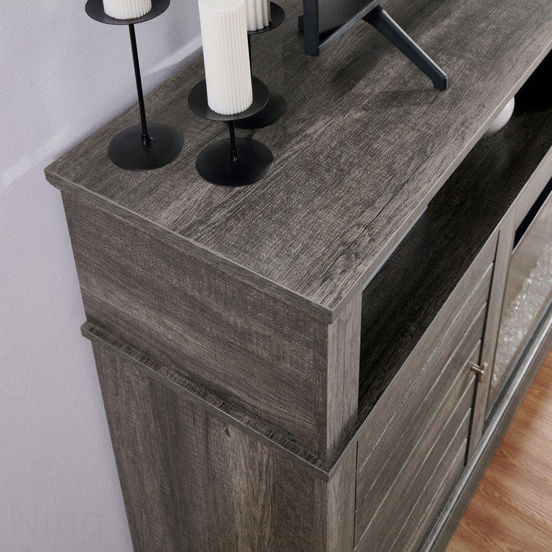 Console 70 po avec foyer et chauffage