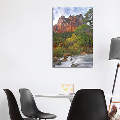 Court of the Patriarchs, Zion National Park, Utah 1 Piece Wrapped Canvas Wall Art