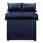 Microfiber Striped Duvet Cover Set with Matching Pillowcases and Stripe Fitted Sheet-117597584-117597592