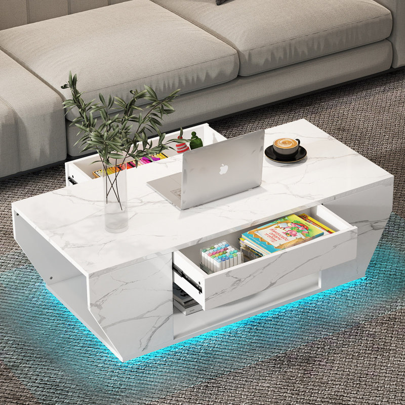 Frame Coffee Table with Storage