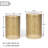 Arvil Golden Round Metal End Table(set of 2)