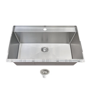 Évier de cuisine en acier inoxydable L 34 po x l 22 po