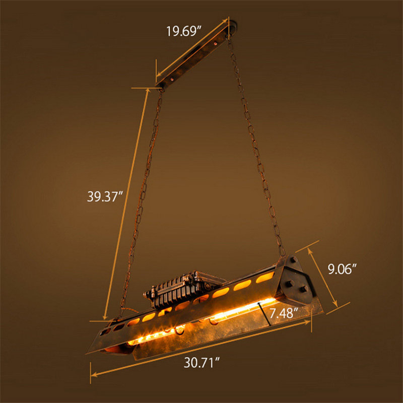 Luminaire suspendu 4 lumières Reding
