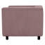 Upholstered Corduroy Club Chair-1420975105