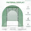 Velazquez 6.5 Ft W x 13 Ft D Greenhouse