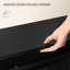 Coffre de rangement de 47,2 po, grand banc de rangement avec 2 charnières, banc de style campagnard en bois 242L, coffre de rangement à plateau relevable, banc de bout de lit en bois, convient au vestibule, chambre à coucher, noir-315402199-318346403