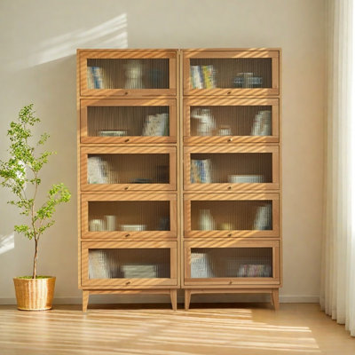 Une bibliothèque simple et unique de style nordique