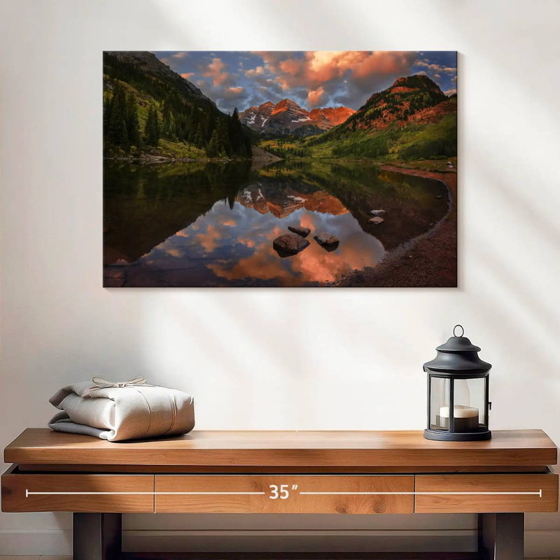 Alvord Maroon Bells Lake, H 16 po x l 24 po