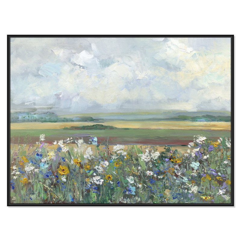 Far Afield Print by Sally Swatland, 37.5" H x 49.5" W, Black