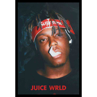 Juice Wrld Smoke sur papier affiche