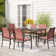 Argyri 6 - Person Metal Patio Dining Set with Rectangular Table