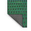 Tapis vert/bleu tissé à la machine-2007953197