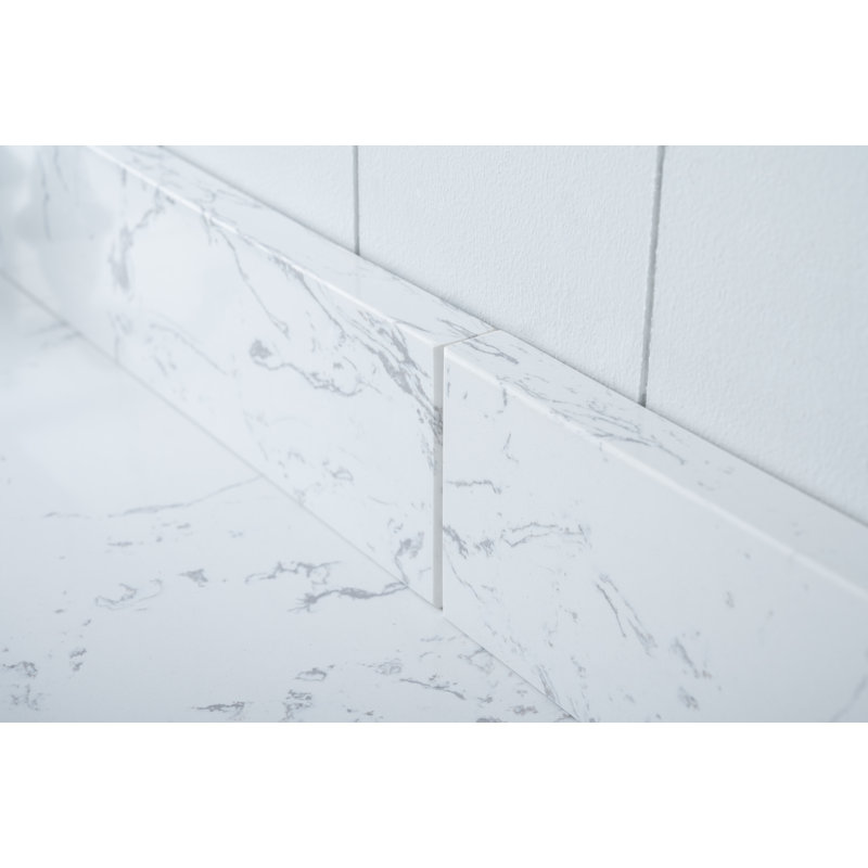 Ensemble de meuble-lavabo simple 60 po Cayden, Canella brun