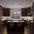 Adjustable Height Double Globe Kitchen Island Pendant