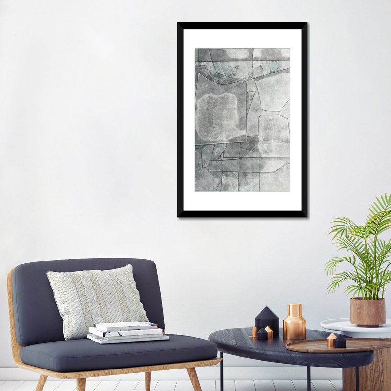« codex », impression sur toile, Papier avec cadre noir, Blanc, H 32 po x l 24 po x P 1 po