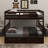 Full-Over-Full Bunk Bed With Ladders And Drawers-895607693