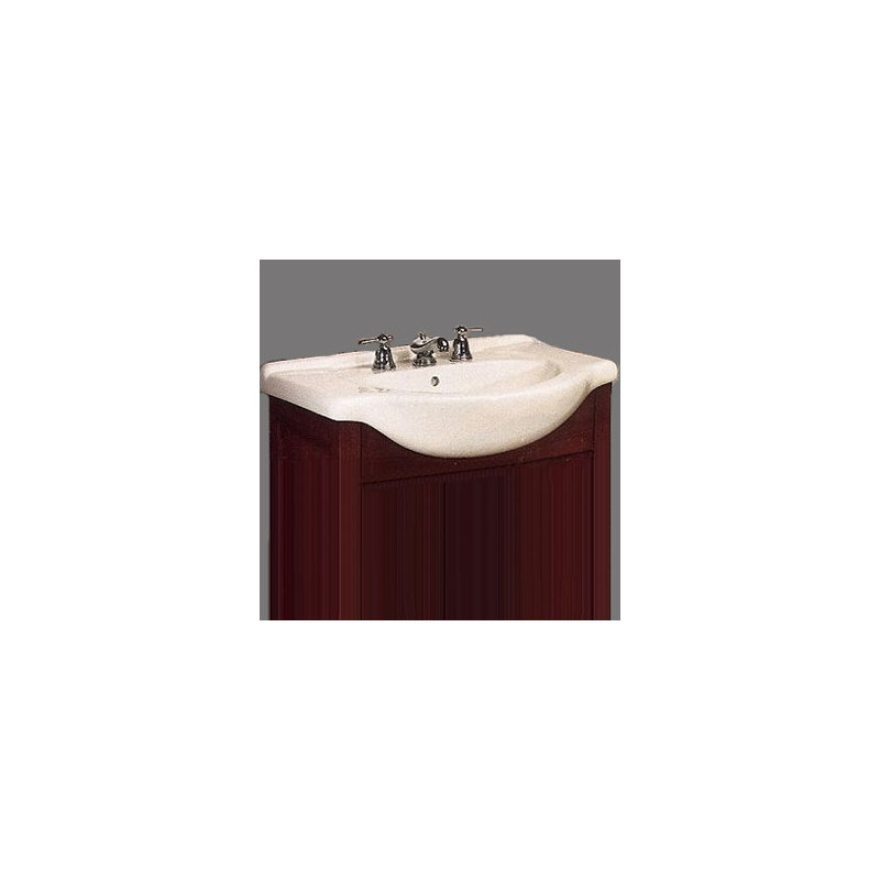 Plateau de meuble-lavabo simple Simoneau, Pacane, 26 po