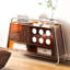 Armoire décorative moderne en acier inoxydable et acrylique minimaliste-1486767610