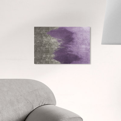 " Abstract Amethyst Waves " Painting Print
