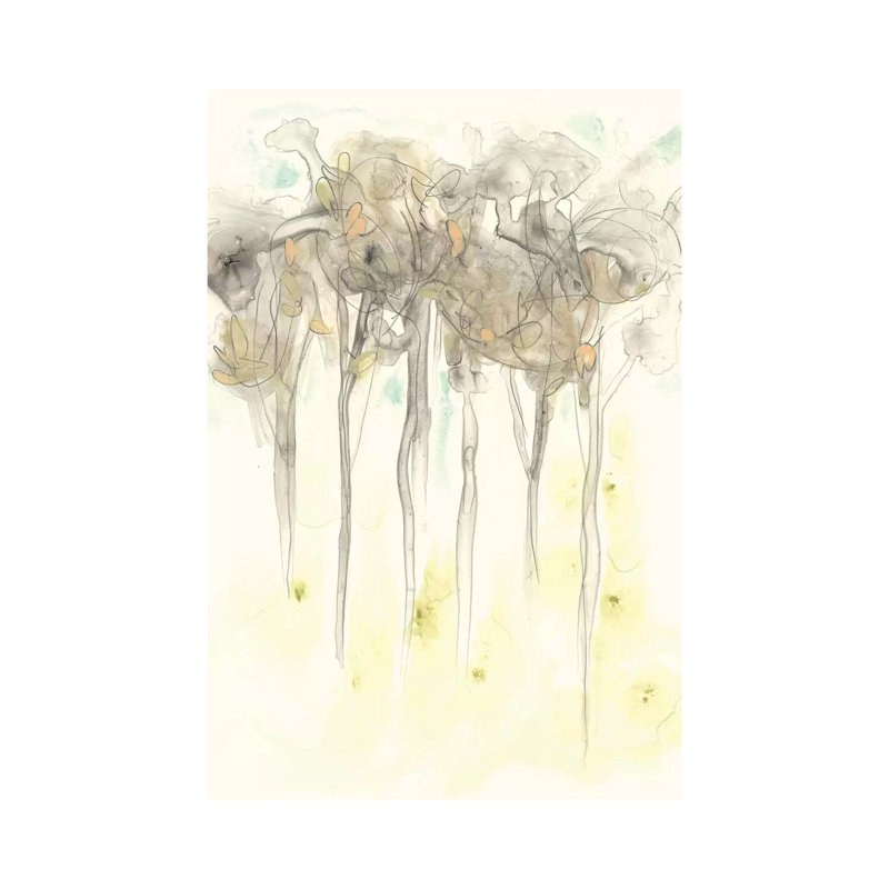 Sylvan Sketch I by June Erica Vess - Wrapped Canvas Painting, 20.32 cm H x 30.48 cm W