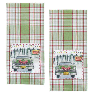  Winter Woods Decorative Dishtowel Set Of 2