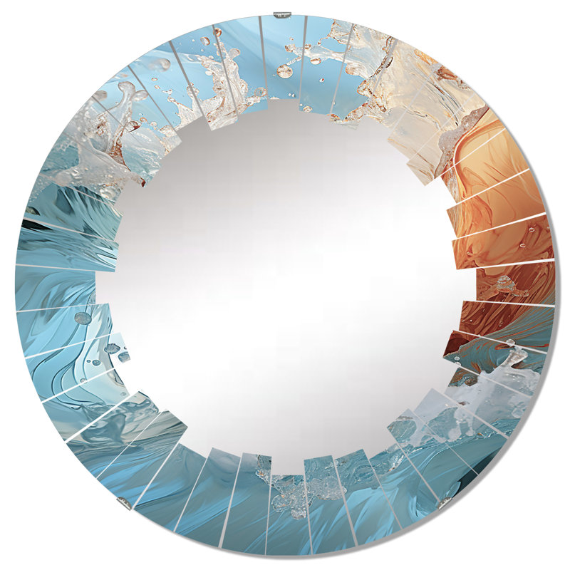 Loyard - Miroir mural rond, 32 po x 32 po