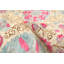 Tapis ivoire / rose en laine noué à la main Deluna